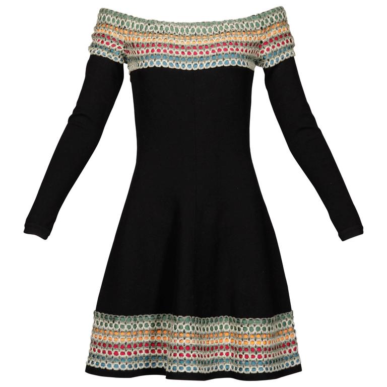 Alaia Vintage Knit Dress at 1stDibs