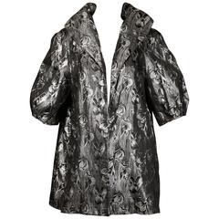 Lilli Diamond Vintage 1960s Metallic Silver Jacket 10
