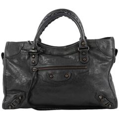 Balenciaga City Classic Studs Handbag Leather Medium 9