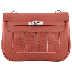 Hermes Berline Handbag Perforated Swift 28