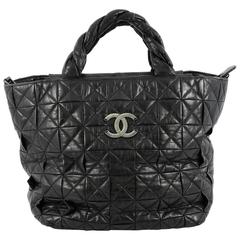 Chanel Origami Tote Quilted Aged Calfskin Large at 1stDibs