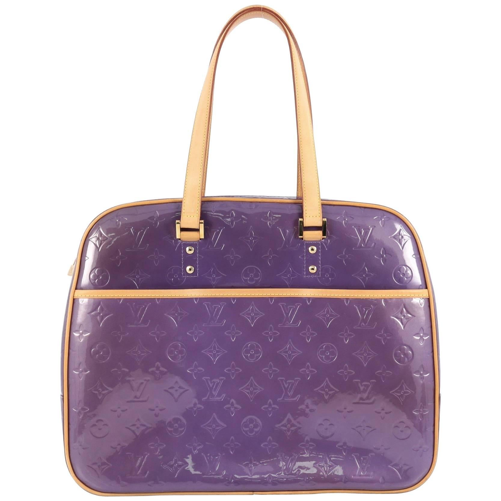 Louis Vuitton Sutton Handbag Monogram Vernis