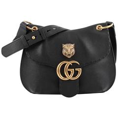 Gucci GG Marmont Animalier Umhängetasche Leder Medium