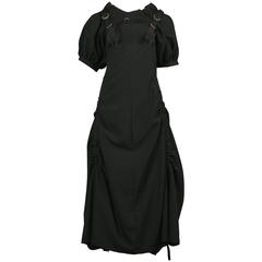 Vintage Junya Watanabe Black Parachute Dress 2003