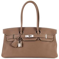 BIRKIN 30 bag eTOUPE TAUPE gold hardware togo – Mightychic