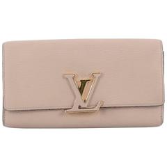 Louis Vuitton Capucines Wallet Leather