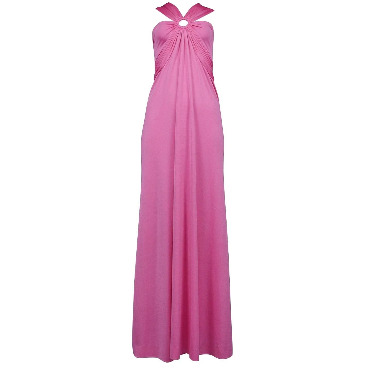 Loris Azzaro Pink Gown