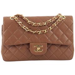Chanel Vintage Classic Double Flap Bag Quilted Lambskin Medium at