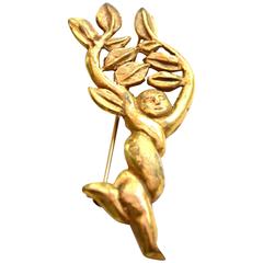 Line Vautrin Dancing Nymph Brooch