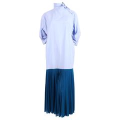  Celine by Phoebe Philo blue runway dress, 2017