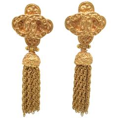 Rare 1994 Chanel Tassel Earrings