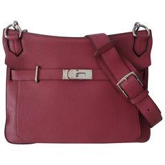 Hermes Jypsiere 2 ways Bag Tosca Pink Clemence Leather PHW 34 cm 1