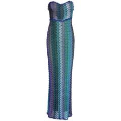 Missoni Crochet Knit Evening Gown 5