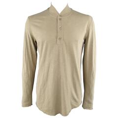 MAISON MARTIN MARGIELA Khaki Heather Military Long Sleeve REPLICA Pullover