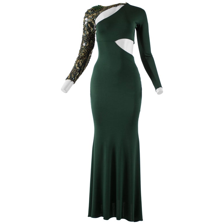 green emerald velvet dress Emilio Pucci dress Green, Yellow – A Piece Lux