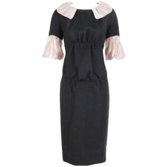 Louis Vuitton by Marc Jacobs Black Wool Dress