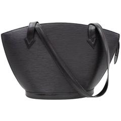 Vintage Louis Vuitton Saint Jacques PM Black Epi Leather Shoulder Bag