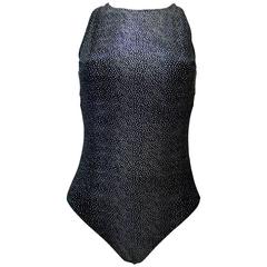 Gianfranco Ferre Bathing Suit With White Dots