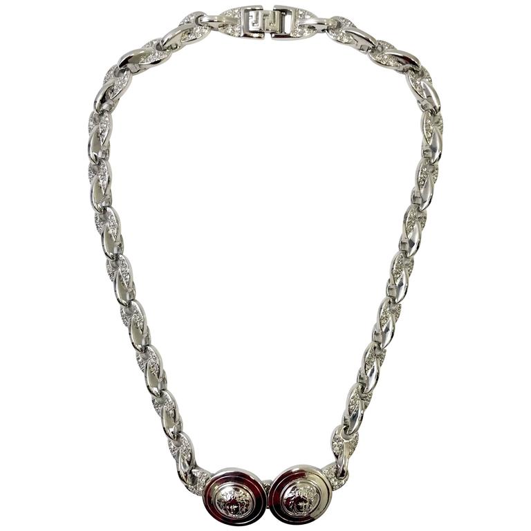 Versace clearance snake necklace