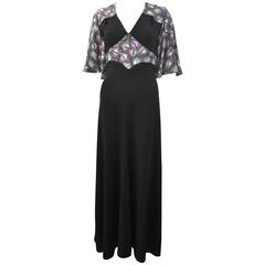 Vintage Bus Stop black crepe dress