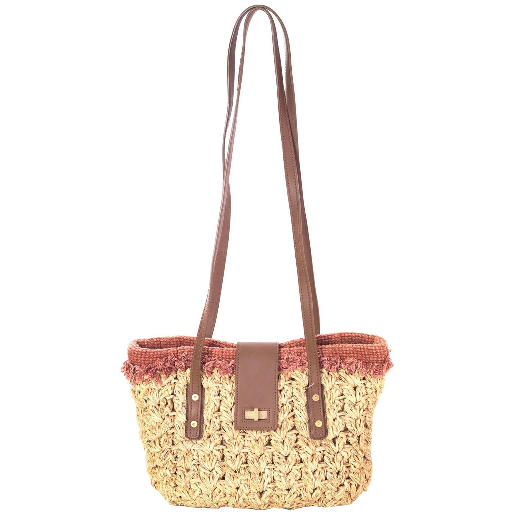 Chanel Braided Raffia Straw Reissue 2.55 Tote Bag rt. $2, 900