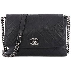 Chanel Couture Messenger Bag Quilted Calfskin Medium