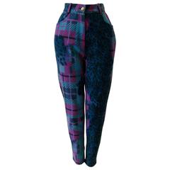 Retro Gianni Versace Sport Printed Jeans