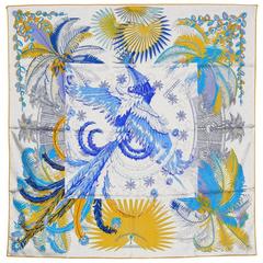 Gorgeous New Hermes Mythiques Phoenix Silk Scarf
