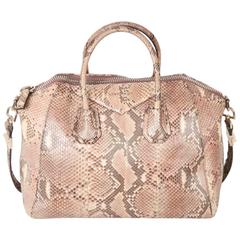 GIVENCHY Beige Python Antigona Bag 8