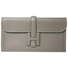 Hermes Jige Elan 29 Leather Gray Color