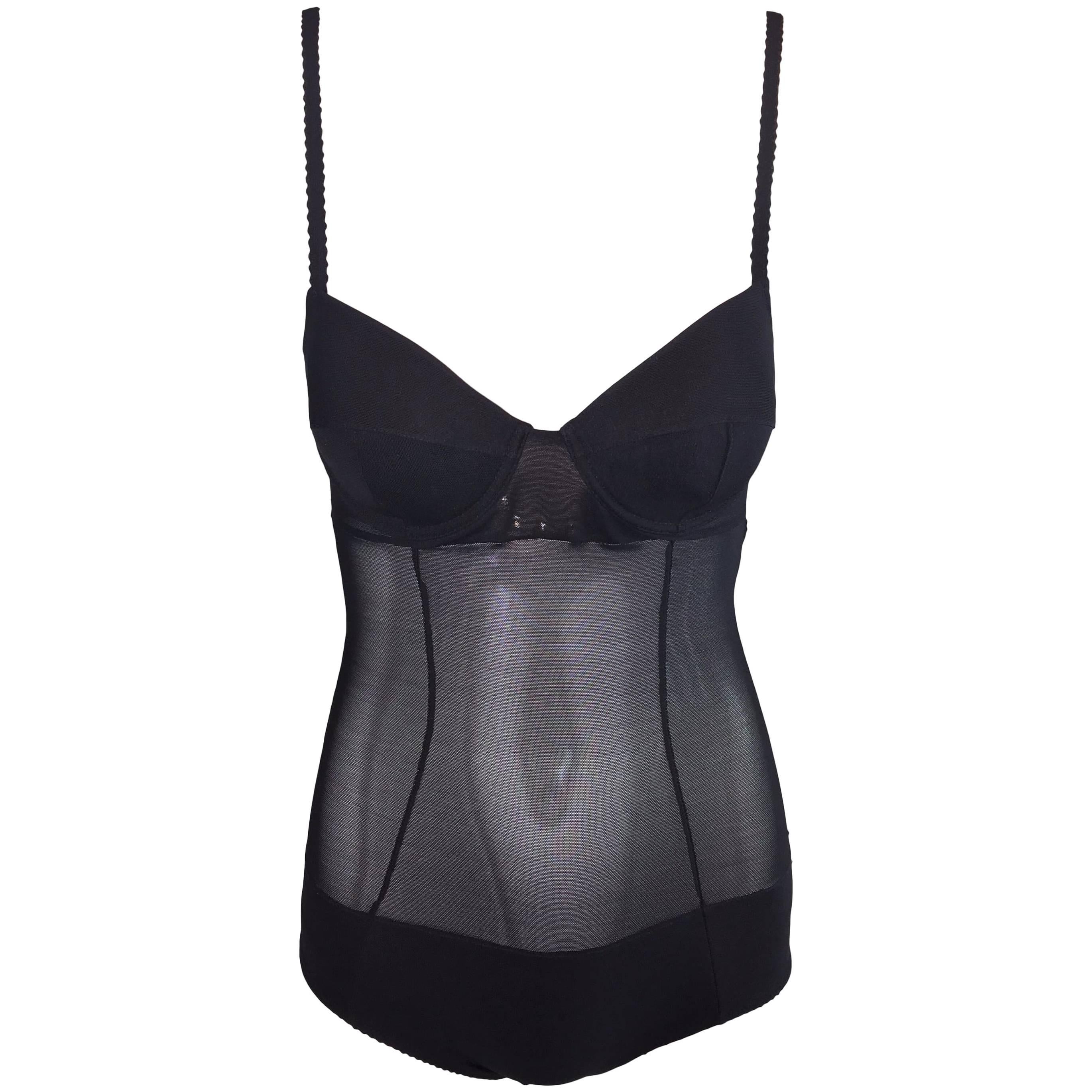 Traje de baño Dolce & Gabbana Le Bonitas Negro S/S 1992 XS/S