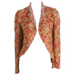 Comme des Garcons 2003 Collection Embroidered Net Jacket 3
