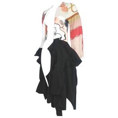 Comme des Garcons 2011 Collection Vintage Scarf Backless Coat 1