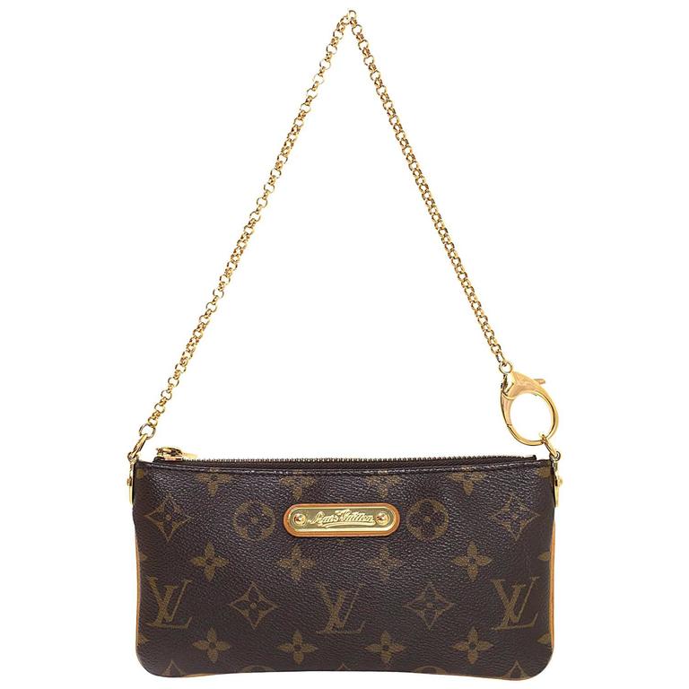 Louis Vuitton Monogram Milla MM Pochette Bag For Sale at 1stDibs | louis  vuitton pochette milla mm, louis vuitton milla mm pochette