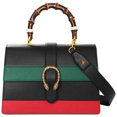 Gucci Black, Green and Red Dionysus Top Handle Bag NIB For Sale at 1stDibs  | gucci bag with red and green strap, gucci black red and green bag, gucci  green and red