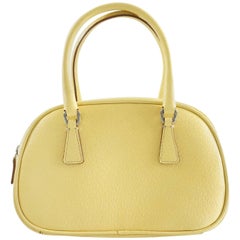 Prada Yellow Leather Mini Bag