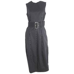 Comme des Garcons 2010 Runway Collection Pinstripe Dress