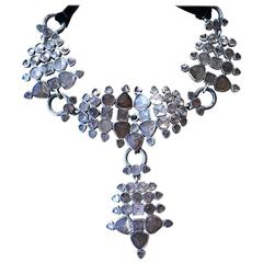 Yves Saint Laurent by Tom Ford Mughal Style Necklace with Black Velvet Tie 5