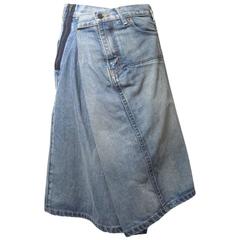 Junya Watanabe 2004 Collection Denim Runway Skirt 4