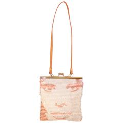 1980's House of Lesage French Beaded Mod Sophia Loren Handbag