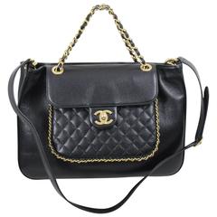 New 2017 Chanel Ritz Black Caviar Leather Bag. Removable strap 2