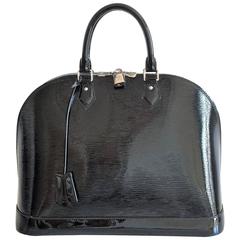 Louis Vuitton Black Electric Epi Leather Alma GM Bag 12