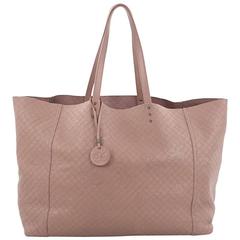 Bottega Veneta Tote Butterfly Embossed Intrecciomirage Intarsio Leather Large