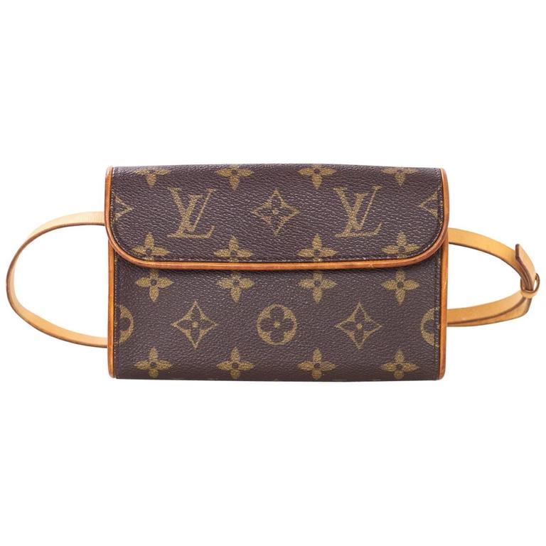 Louis Vuitton Monogram Pochette Florentine Belt Bag sz S For Sale at 1stdibs