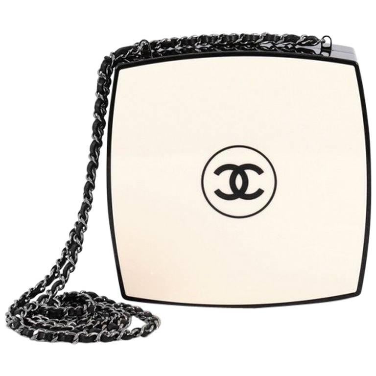 Chanel CC Box Clutch Plexiglass Small