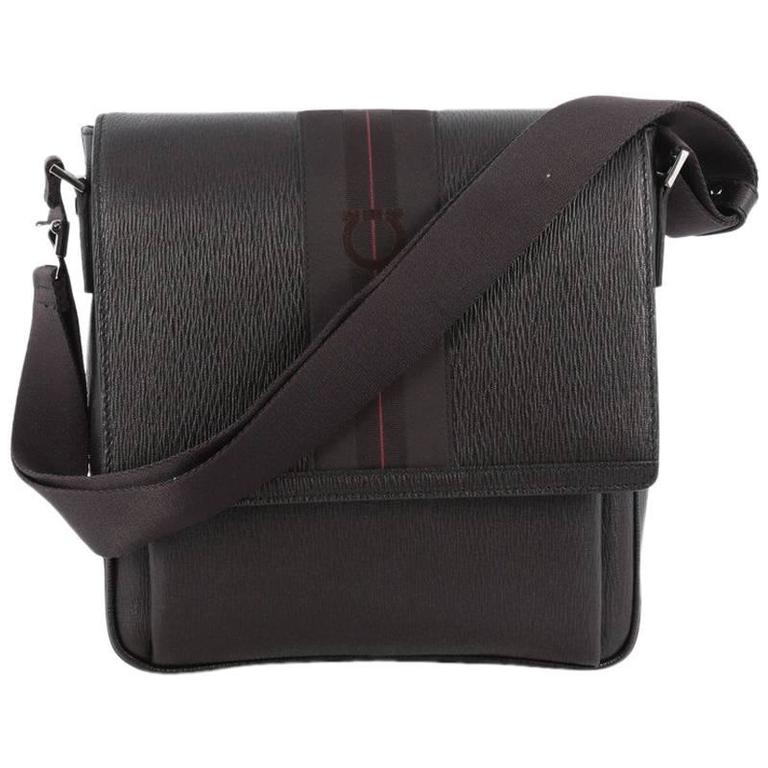 Salvatore Ferragamo Messenger Flap Bag Leather Medium at 1stDibs ...