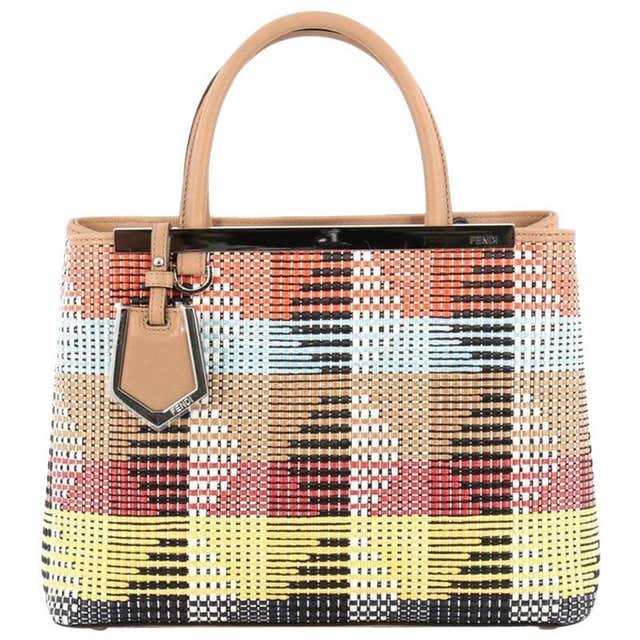 Fendi 2Jours Handbag Woven Raffia Petite at 1stDibs | fendi 2jours ...