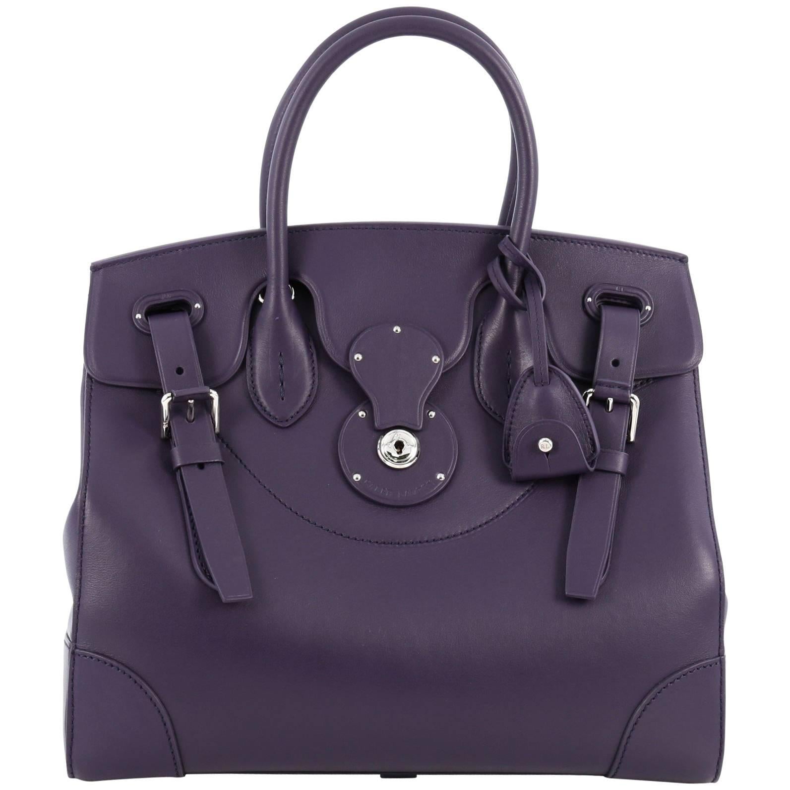 Ralph Lauren Collection Soft Ricky Handbag Leather 33