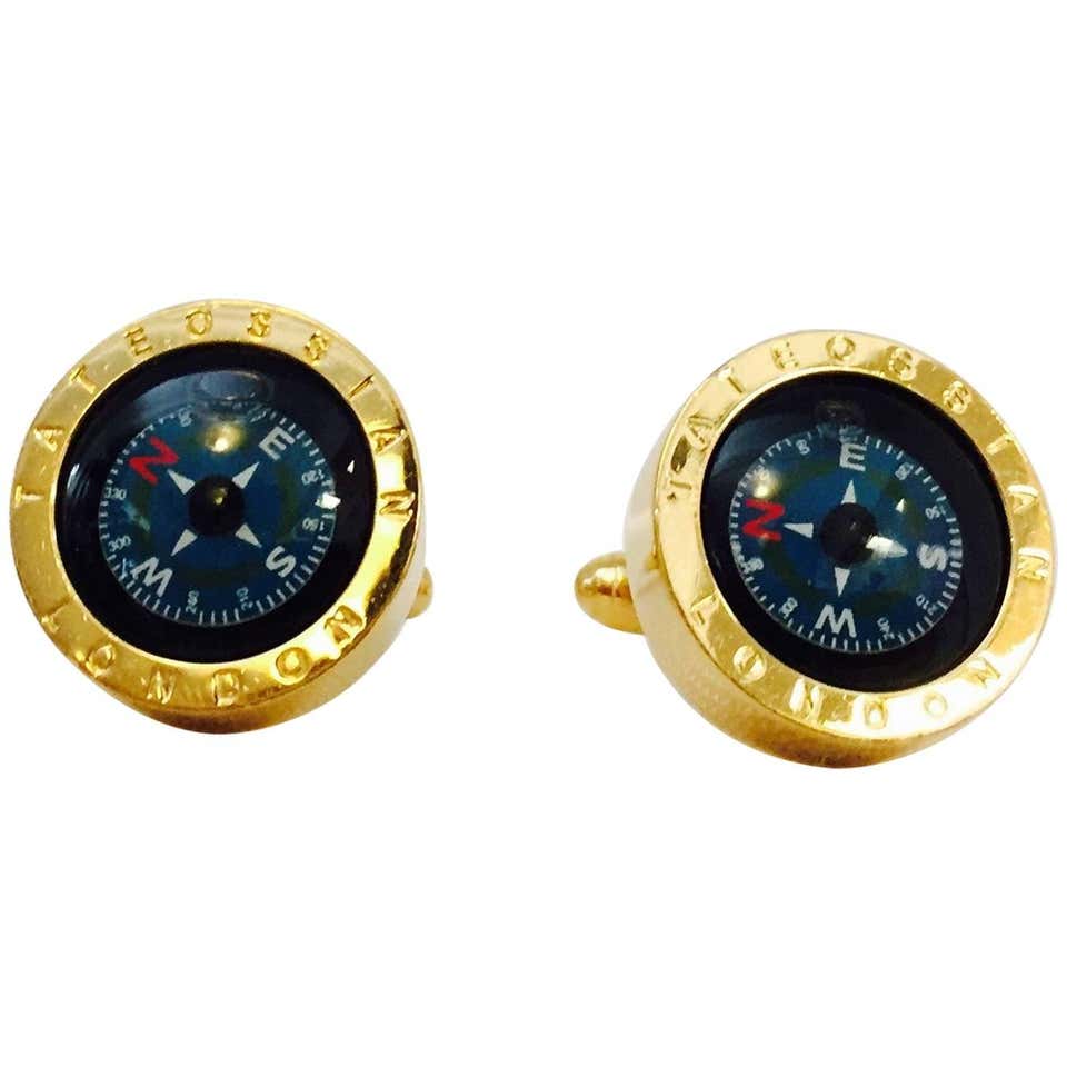 Men's Tateossian of London Fabulous Functioning Compass Cufflinks at ...
