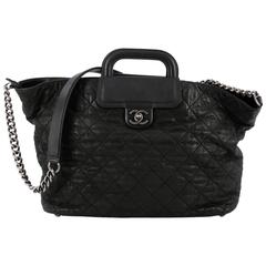 Chanel In The Mix Shopping Tote Quilted Iridescent Calfskin XL